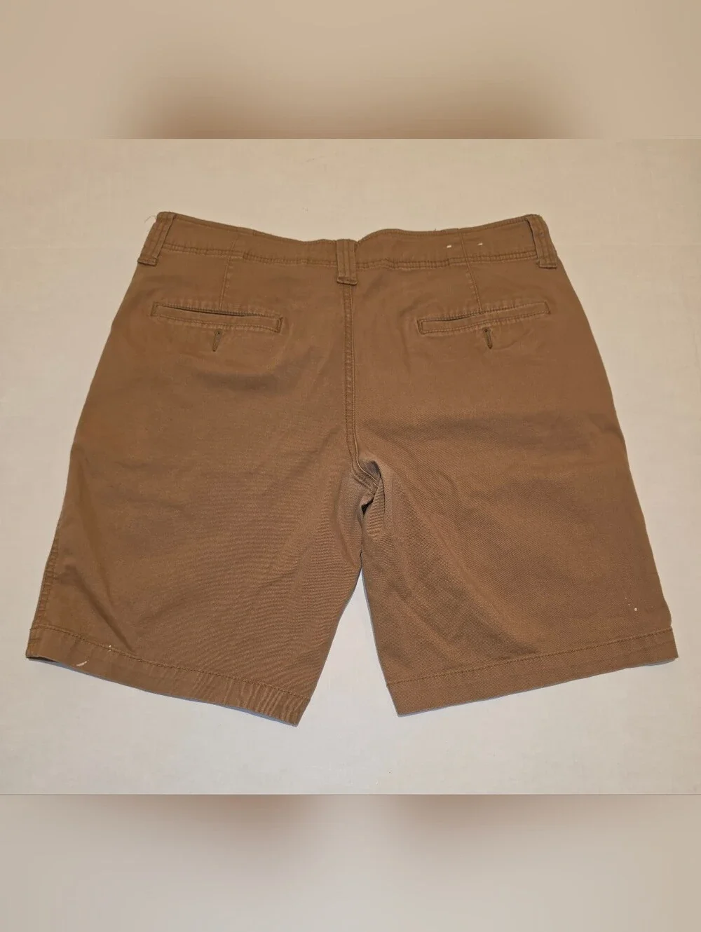 Mossimo Supply Co. Men's Tan Flat-Front Shorts Sz 34